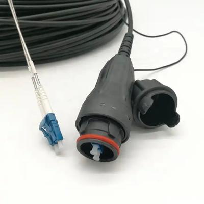 China Outdoor Waterproof Duple Lc Connectors Fullaxs Fiber Optic Cable Duplex Lc Upc IP68 Armoured Ftta Fullx Outdoor Patch Co for sale