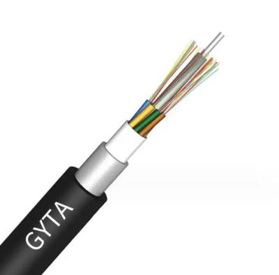 China GYTS GYTA GYTS Outdoor Multimode Armored Fiber Optic Cable 48 Core for sale