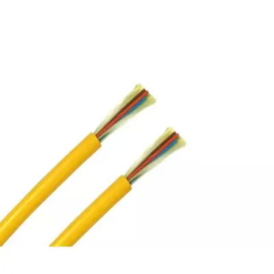 China 12 24 48 cores OM4/OM3 Multi Mode indoor Optical Fiber cable Bundle Fiber Optic Cable for sale