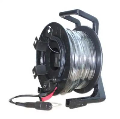 China PCD380 Portable Deployable Tactical Fiber Optic Cable Roller Unbreakable Empty Cable Drum Reel for sale