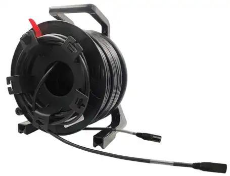 Quality Tactical Fiber Optic Cable Reel LC To LC Single Mode Fibre Cable Reel 100m 200m for sale