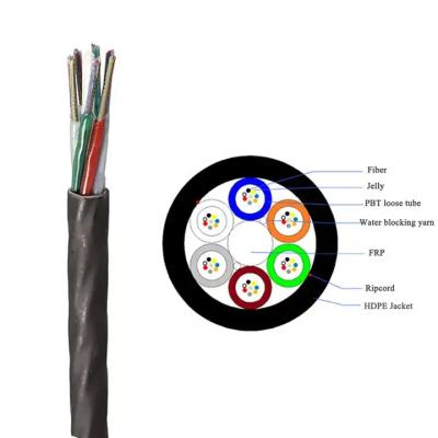 China GCYFY Cables de fibra óptica para exteriores totalmente dieléctricos Tubos sueltos Cables de fibra soplados por aire en venta