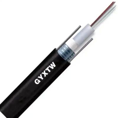 China GYXTW Outdoor Armored 24 Core Multimode Fiber Optic Cable fabrikant Te koop