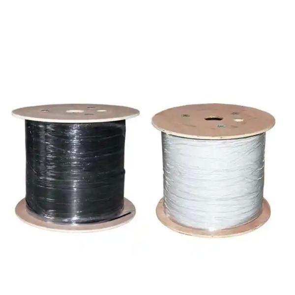 Quality 2 Core Non Metal FRP Outdoor FTTH Fiber Drop Cable With 0.4mmx7 Galvanized Steel for sale