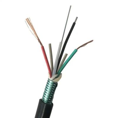 China Outdoor Hybrid 4 Core Fiber Optic Cable For USA UK EUROPE MARKET for sale