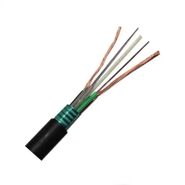 Quality Outdoor Hybrid 4 Core Fiber Optic Cable For USA UK EUROPE MARKET for sale