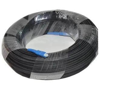 Cina Cavo in fibra ottica SC cordone di cuoio Jumper Indoor Outdoor FTTH Flat Optic Cable Single-mode Patch Cord con connettore in vendita