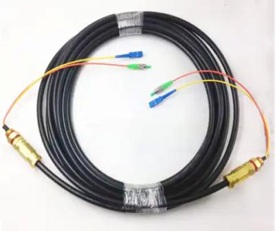 Κίνα Εξωτερικά 10 μέτρα 2 πυρήνες SM SC/APC Fiber Optic Jumper Cable Waterproof προς πώληση