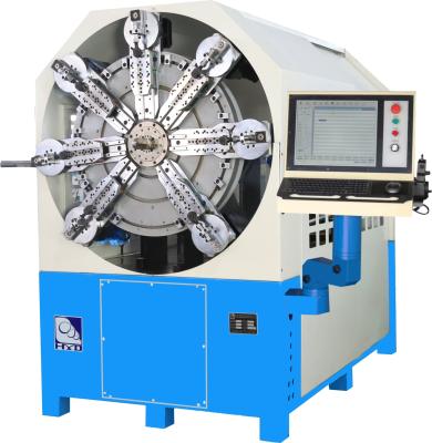 China 14 Axis Camless CNC Spring Forming Machine With Sanyo Motor Standard Tools for sale