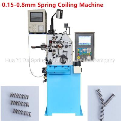China Máquina de encargo de la primavera del CNC/máquina de la primavera espiral para el tamaño 0.8m m del alambre en venta