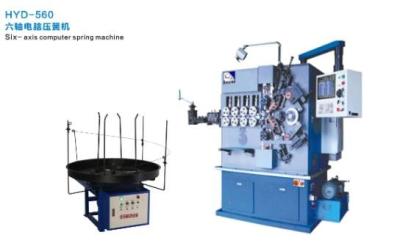 中国 3つの軸線CNCのばねの圧縮機械、1.0-4.0mmのコイルばね機械 販売のため