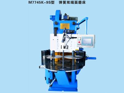 China 22KW Spring End Grinder , Vertical Grinding Machine For 15 - 380mm Height Spring for sale