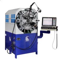 China Spring Wire Diameter 0.3 - 2.5mm Twelve Axes Cam-Less CNC Spring Forming Machine for sale
