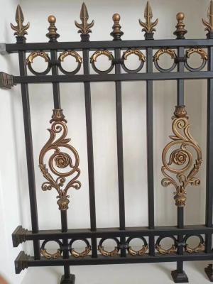 China Decorative Security Spear Top Ornamental Aluminum Fence Powder Coated Welded for sale