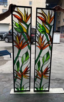 China Decorative Panel Glass Figured  Frosted  Stained for sale