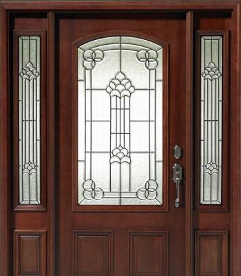 China Decorative Door Glass And Sidelight Door Glass Inserts Patina Caming for sale