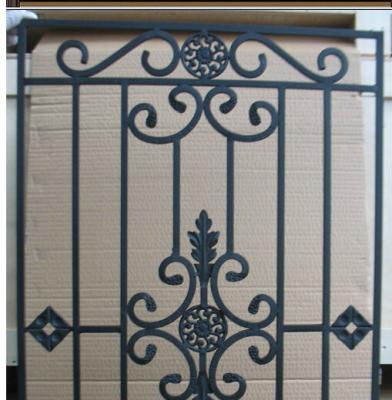 China 20mm Front Door Inserts Wrought Iron Glass For Door Decoration for sale