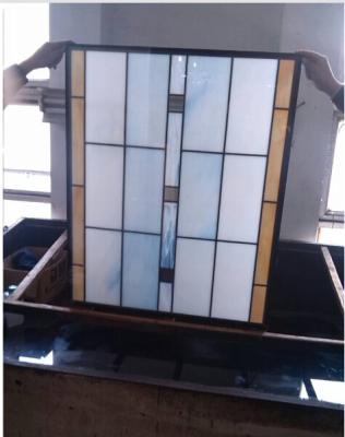 China 200 X 300MM Triple Pane Insulated Leaded Glass Windows Noise Reduction Rectangle for sale