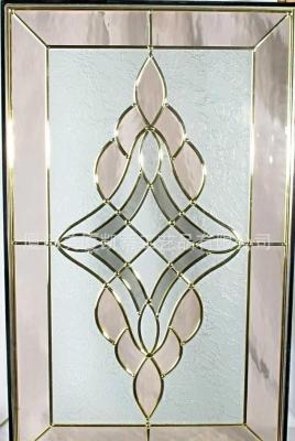 China 17.5mm 5CM Beveled Stained Leaded Glass Windows Glue Chip for sale