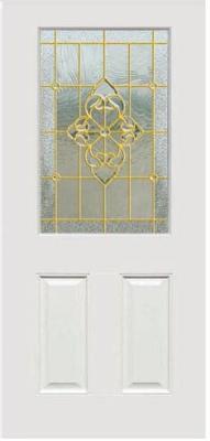 China Oval 5mm Stained Glass Bevel Kits Decorative Iron Panel Brass Caming for sale