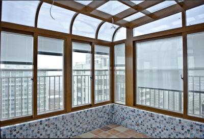 China 2M 25.4MM Double Glazing With Internal Blinds For Sun Rooms System Hermetically for sale