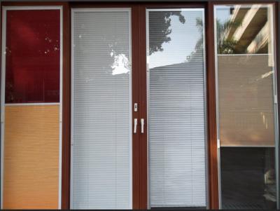 China Door With Built In Mini Blinds Between Glass 5 19A 5MM Sound Insulatioin 2.1M for sale