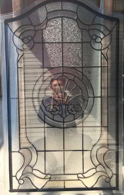 Китай Антиквариат запятнал декоративную освинцованную стеклянную патину Caming с обломоком клея скосил стекло продается