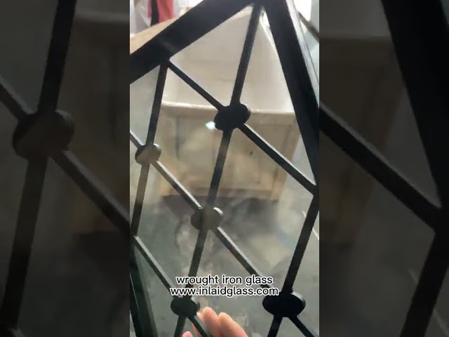 Wrought iron glass samples