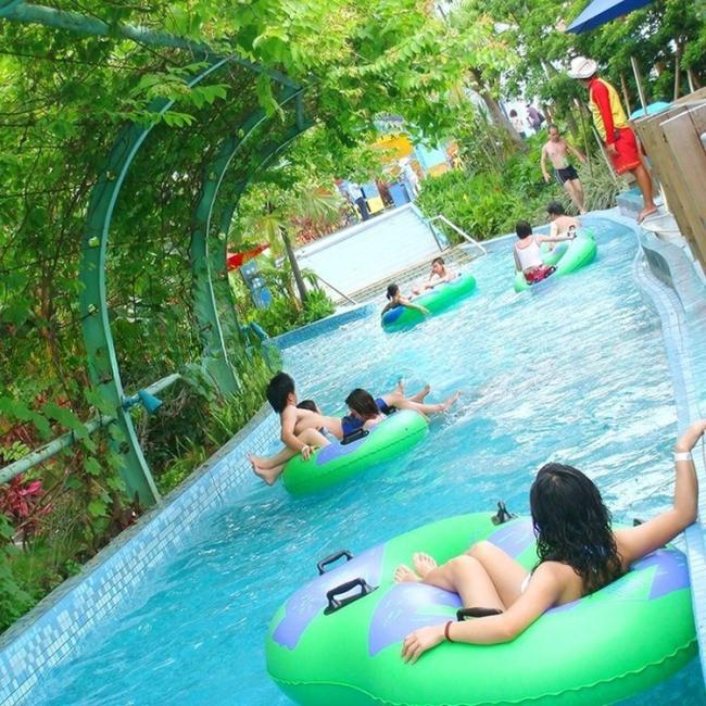 SGS Certified Lazy River Water Slide 0.8m Depth 100-400m Length ...