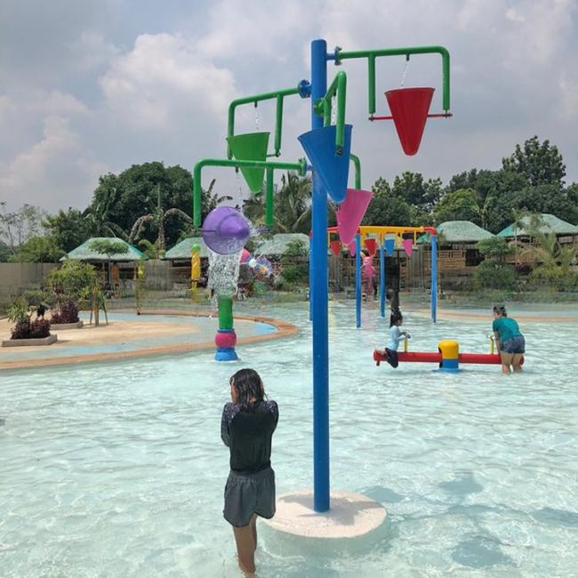 LANCHAO-WT01 Water Bucket Playground Equipment H2700×W2000 mm with 12 ...