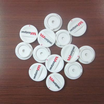 China Shenzhen material piggy bank , money bank diameter 5.1 cm PVC lid toy parts for sale