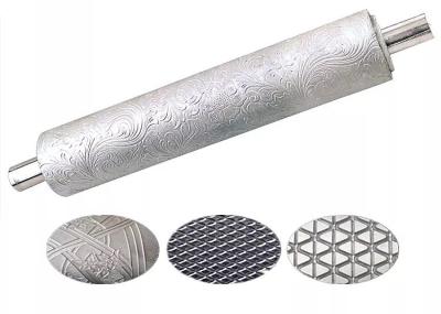 中国 Customized Emboss Cylinder Steel Embossing Roller For Leather Machine 販売のため