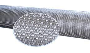 China Custom Wave Line Type Anilox Roller For Plastic Sheet , Board Surface Embossing for sale