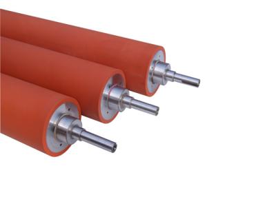 China Durable Industrial Rubber Rollers For Delrin , UHMW , PTFE / Embossing Roll for sale