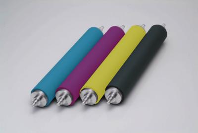 China Blue / Black Industrial Rubber Rollers With ANSI , ASTM , ASME , DIN , GB Standard for sale