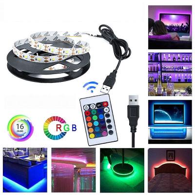 중국 RGB 5V는 현명한 주도하는 음악 광 LED 텔레비전 백라이트 5050 USB 색 교체를 방수 처리합니다 판매용