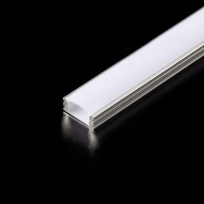 China 8mm White LED Aluminium Profile Square Profile Light PC Cover Linear for sale
