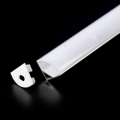 China 1616 IP20 LED Aluminium Profile 110lm V Shape Aluminum Channel Cabinet Light for sale