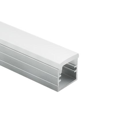 China canal ligero llevado de aluminio 1212 del perfil de aluminio de la esquina de 3M con la cubierta de la PC del difusor en venta