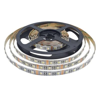 China 24V SMD 5050 Rgbw Led Strip 4 In 1 Warm White Light 5m Waterproof Strip Lights For Outdoor for sale