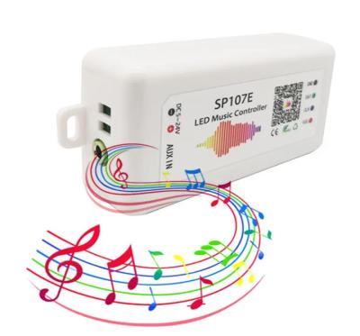 中国 APP Bluetooth Rgbはピクセル ライト ストリップWS2812B WS2811 SP107Eのための音楽コントローラーを導いた 販売のため