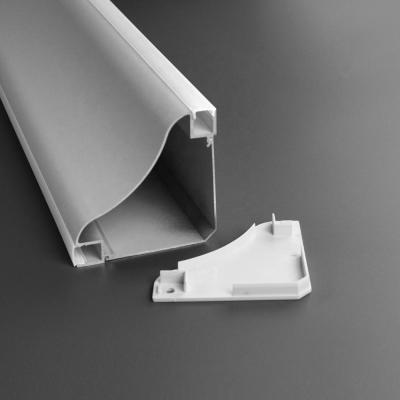 China Luz de alumínio personalizada do perfil do diodo emissor de luz para a montagem de superfície à venda