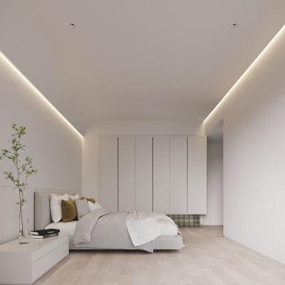 China Modern Recessed LED Aluminum Channel Light Ceiling LED Wall Washer Lighting 9.5W/M Aluminum Profile Linear Strip Light for sale