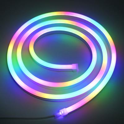 China Changeable IP67 Waterproof Sign Smart LED Strip Lights For Outdoor Flexible Neon for sale