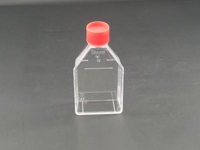 China uso del laboratorio de los materiales consumibles del cultivo celular del respiradero del frasco del TCT 25cm2 en venta