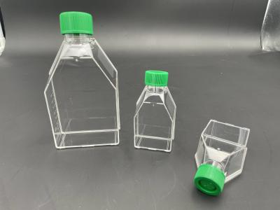 China Vent Cap Cell Culture Consumables 25cm2 TCT Flask Sterile for sale