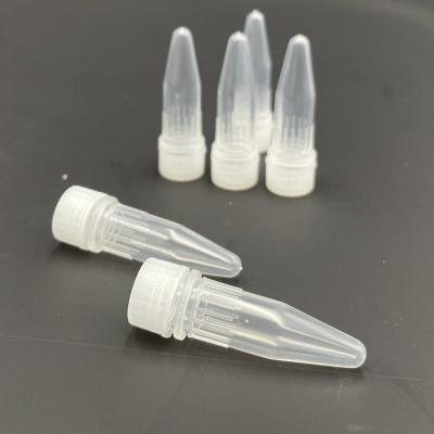 China Centrifugal Tube 1.5 mL Sample Vial With Screw Cap Sterile for sale