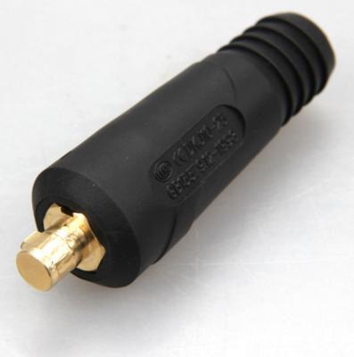 China 10-25 Mm2 Male Plug Cable Joint Connector Brass And Rubber Material for sale
