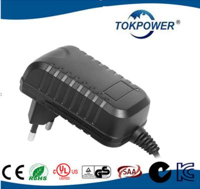 China Wall Mounted  12v 1.5A AC power  Adapter wtih UK EU AU US Standard plug for Humidifier Tokpower for sale