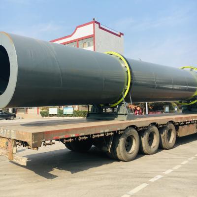 China 37kw Rotating Drum Dryer Fertilizer Drying Equipment 8-15 TPH for sale